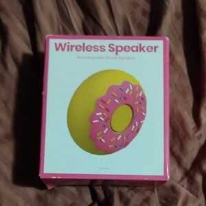 Rechargeable Donut Wireless Speaker - Yellow